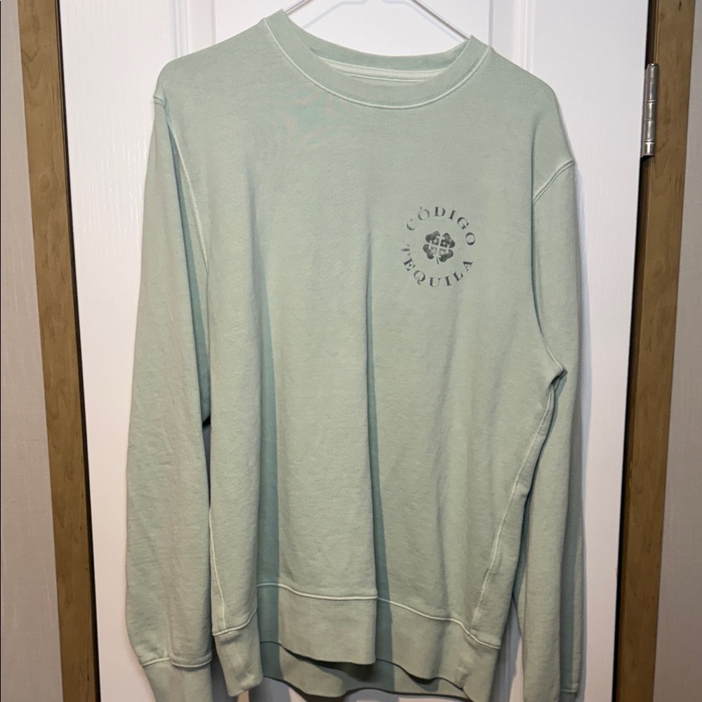Lucky Brand Light Green Crewneck Sweater